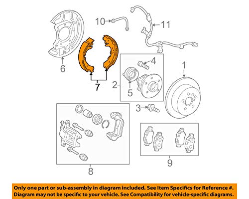 書です。 Amazon | TOYOTA (トヨタ) 純正部品 パーキングブレーキ シュー